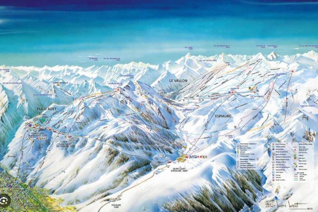 圣拉里苏朗Vue Panoramique Sur Les Pyrenees公寓 外观 照片
